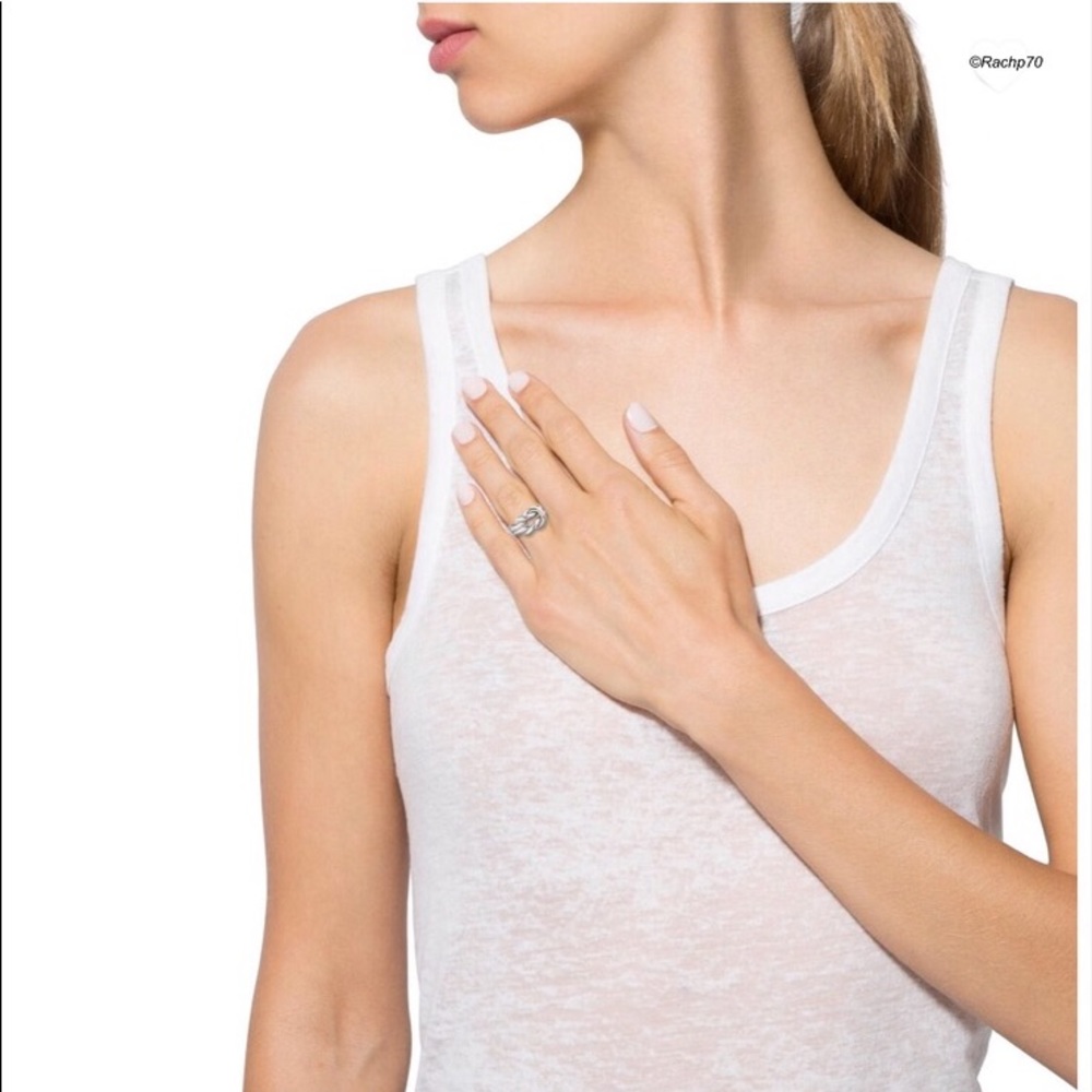 New Authentic GUCCI "Grande" Knot Sterling Ring - Picture 5 of 8